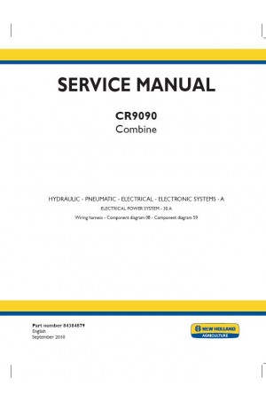 New Holland CR9090 Service Manual