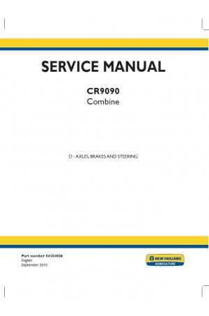 New Holland CR9090 Service Manual