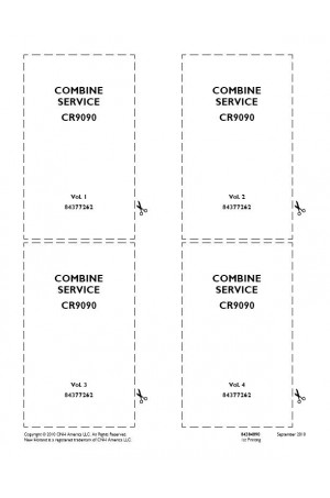 New Holland CR9090 Service Manual