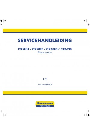 New Holland CX5080, CX5090, CX6080, CX6090 Service Manual