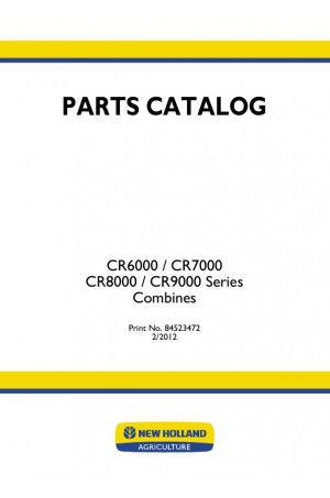 New Holland CR6090, CR7090, CR8080, CR8090, CR9080, CR9090 Parts Catalog