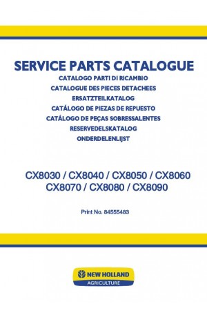 New Holland CX8030, CX8040, CX8050, CX8060, CX8070, CX8080, CX8090 Parts Catalog