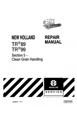 New Holland TR89, TR99 Service Manual