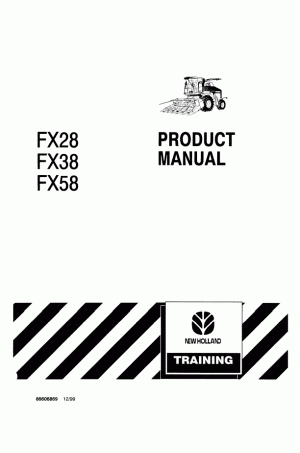 New Holland FX28, FX38, FX58 Operator`s Manual