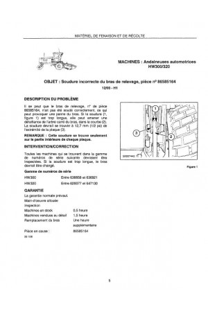 New Holland HW300, HW320 Operator`s Manual