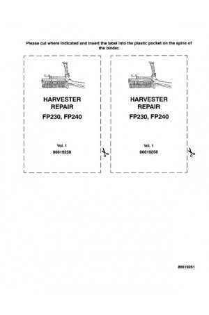 New Holland FP230, FP240 Service Manual