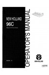 New Holland 96C Operator`s Manual