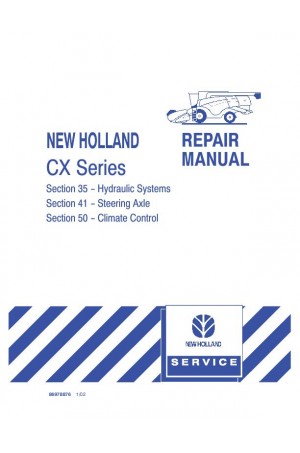 New Holland CX720, CX740, CX760, CX780, CX820, CX840, CX860, CX880 Service Manual