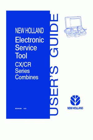 New Holland CX Operator`s Manual