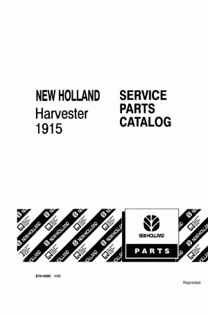 New Holland 1915 Parts Catalog