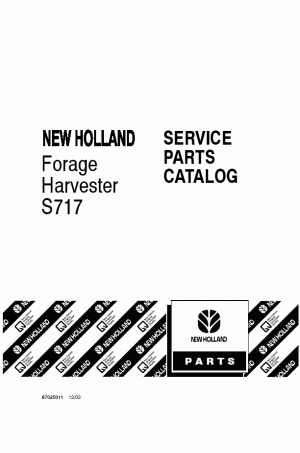 New Holland S717 Parts Catalog