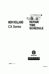 New Holland CX Service Manual