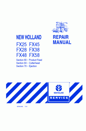 New Holland FX25, FX28, FX38, FX45, FX48 Service Manual