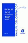 New Holland 1431, 1432 Operator`s Manual