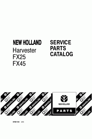 New Holland FX25, FX45 Parts Catalog