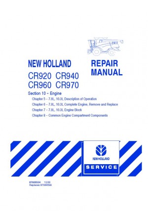 New Holland CR920, CR940, CR960, CR970 Service Manual