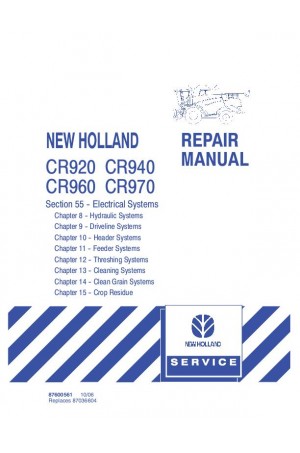 New Holland CR920, CR940, CR960, CR970 Service Manual