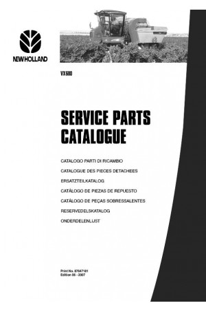 New Holland VX680 Parts Catalog
