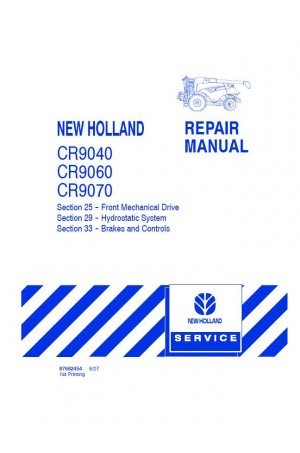 New Holland CR9040, CR9060 Service Manual