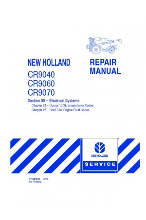 New Holland 24, 55, CR9040, CR9060, CR9070 Service Manual