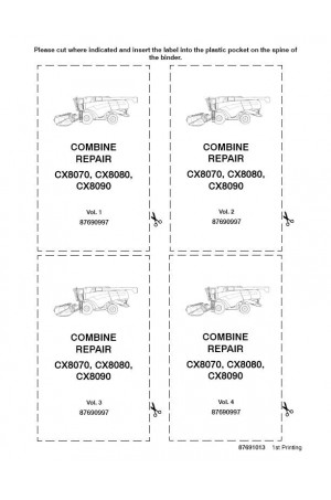 New Holland CX8070, CX8080, CX8090 Service Manual