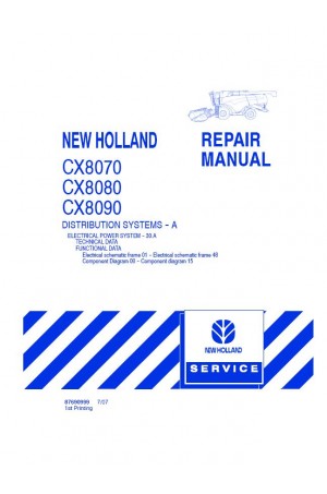 New Holland CX8070, CX8080, CX8090 Service Manual