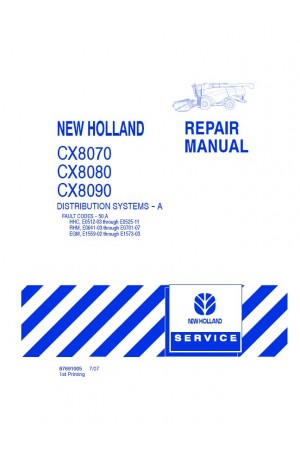 New Holland CX8070, CX8080, CX8090 Service Manual