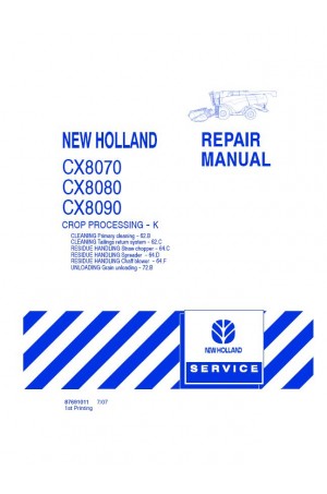 New Holland CX8070, CX8080, CX8090 Service Manual