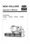 New Holland TX30, TX32, TX34, TX36 Operator`s Manual