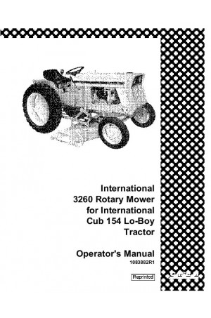 Case IH 3260 Operator`s Manual