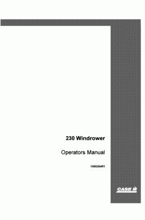 Case IH 230 Operator`s Manual