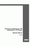 Case IH 1190 Operator`s Manual