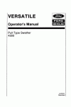 New Holland 4300 Operator`s Manual