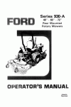 New Holland 48, 60, 72, 930A Operator`s Manual