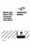 New Holland CM60, CM72 Operator`s Manual