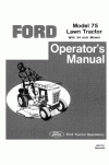 New Holland 34, 75 Operator`s Manual