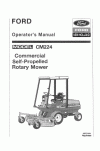 New Holland CM224 Operator`s Manual