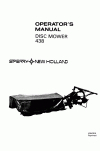 New Holland 438 Operator`s Manual