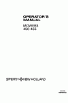 New Holland 450, 455 Operator`s Manual