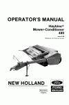 New Holland 489 Operator`s Manual