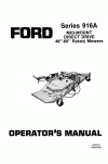 New Holland 48, 60 Operator`s Manual
