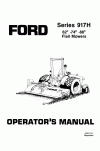 New Holland 917 Operator`s Manual