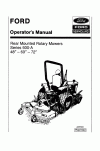 New Holland 48, 60, 72, 930, A Operator`s Manual