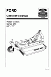 New Holland 954 Operator`s Manual