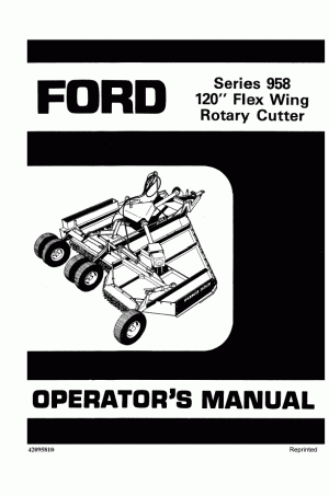 New Holland N/A Operator`s Manual