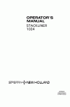 New Holland 1024 Operator`s Manual