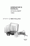 New Holland 1063 Operator`s Manual