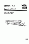 New Holland 2400, 2800 Operator`s Manual