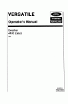 New Holland 4400 Operator`s Manual