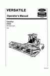 New Holland 4400 Operator`s Manual